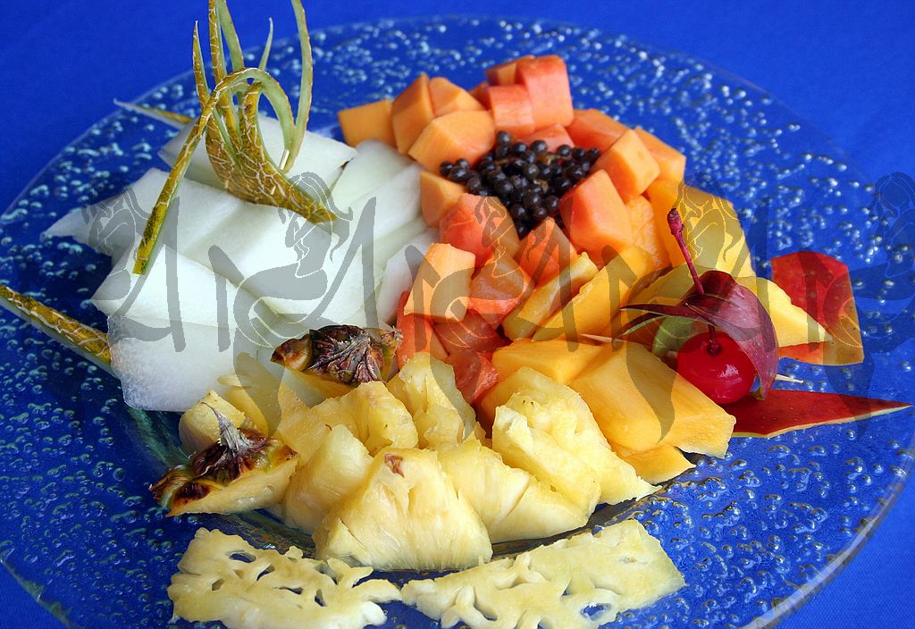 Tropical fruit platter