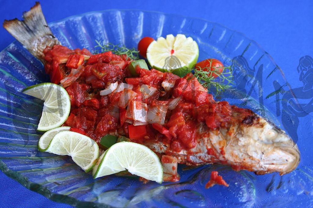 Marinated sea fish